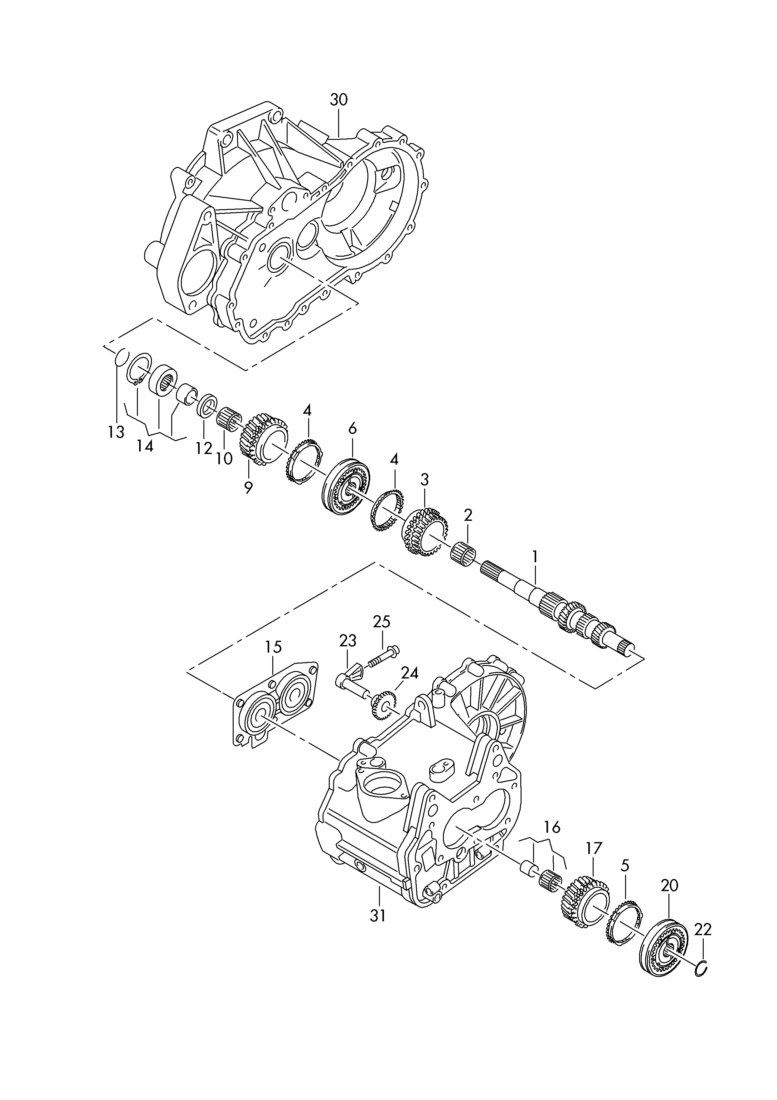 AUDI 02T311301F - Синхронизатор, ступенчатая коробка передач avtokuzovplus.com.ua