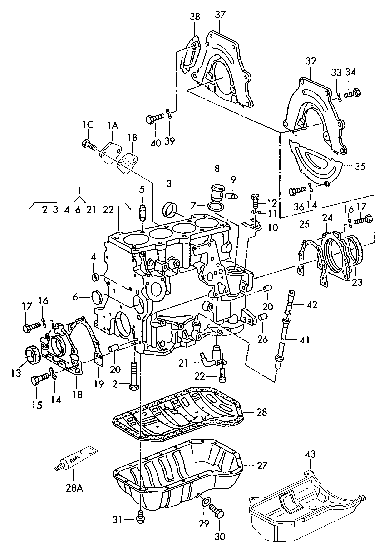 VW 028 103 601E - Масляный поддон avtokuzovplus.com.ua