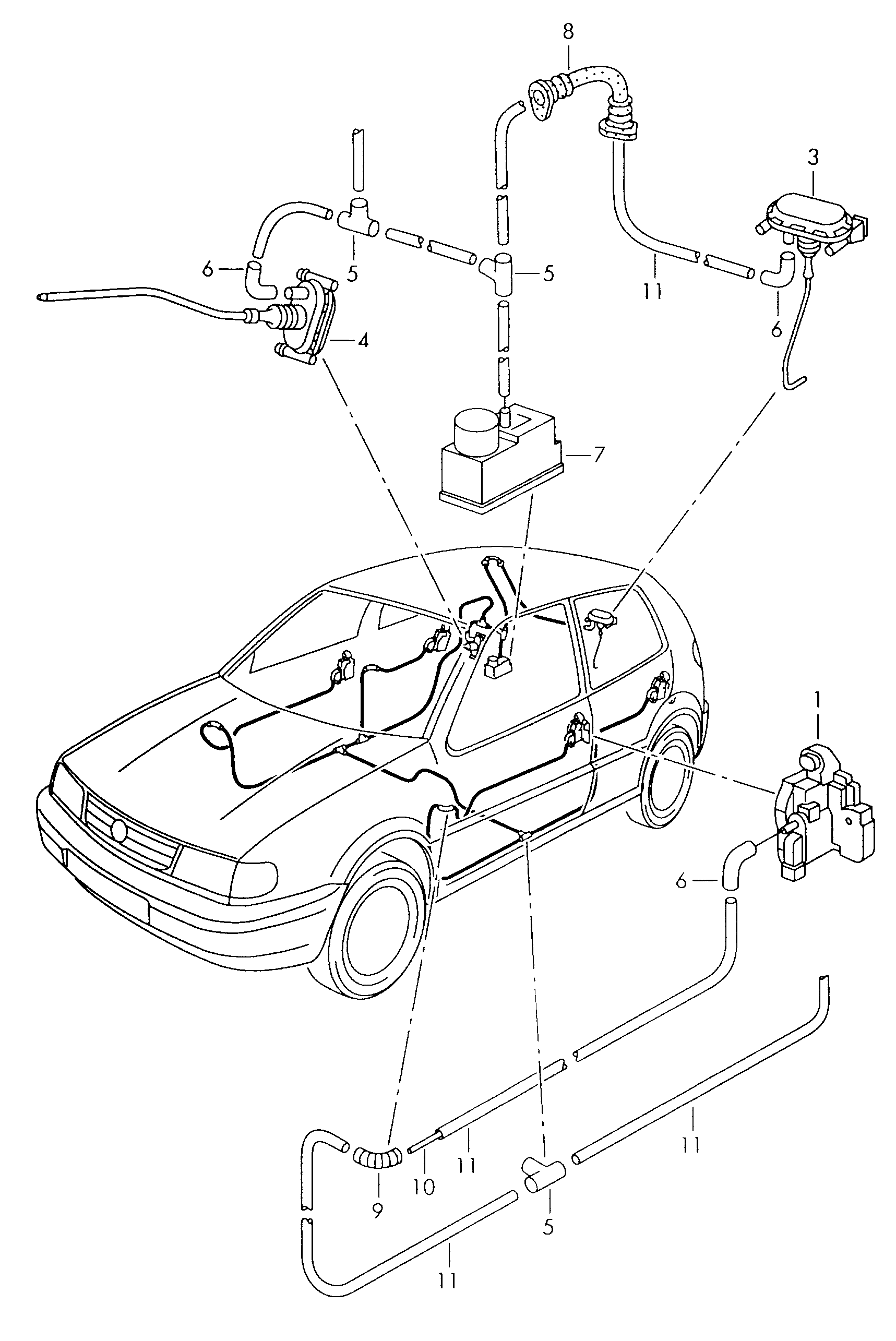 AUDI 1H0962257J - Блок управления, центральный замок avtokuzovplus.com.ua