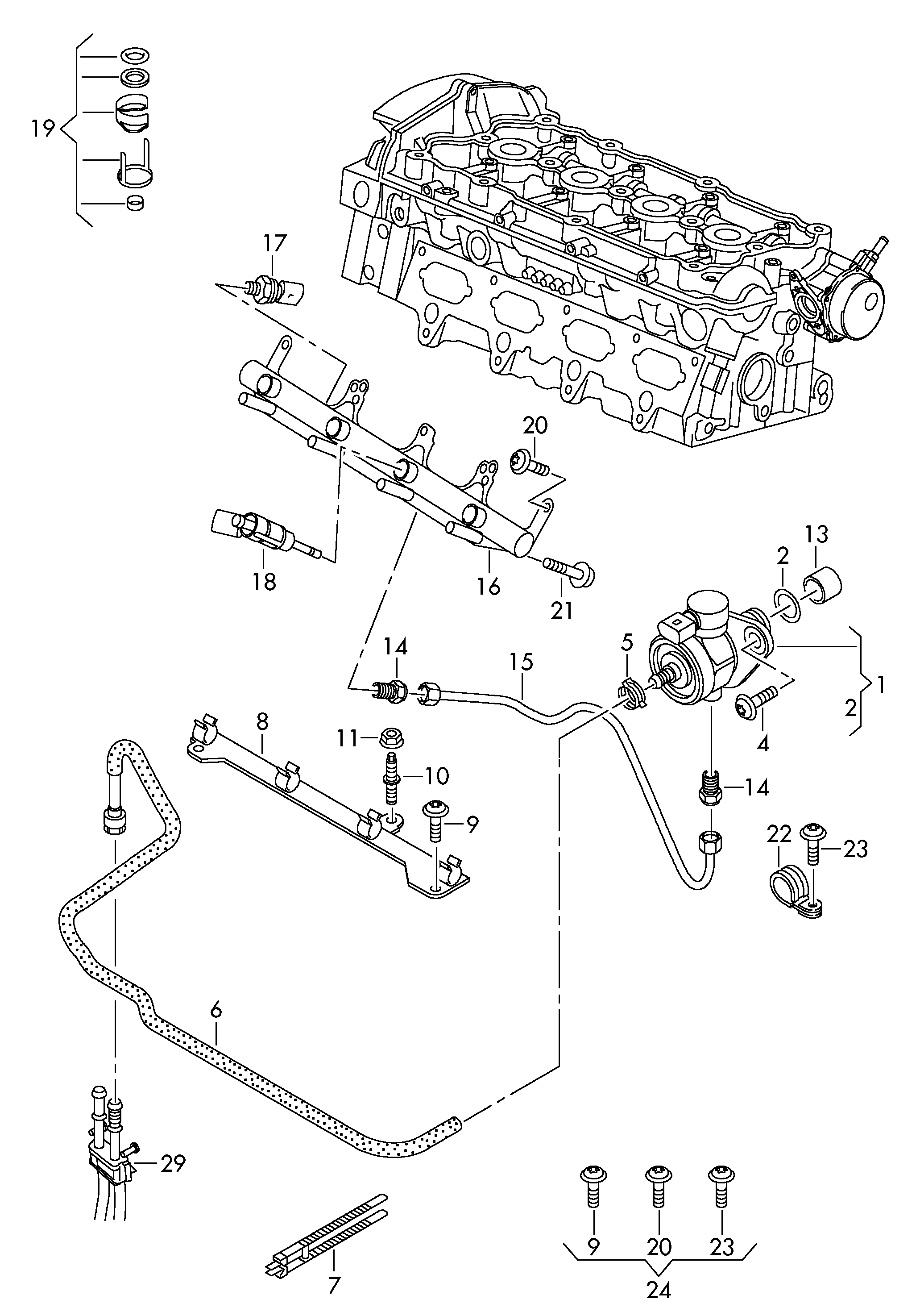 VAG 06H906036P - Форсунка инжекторная avtokuzovplus.com.ua