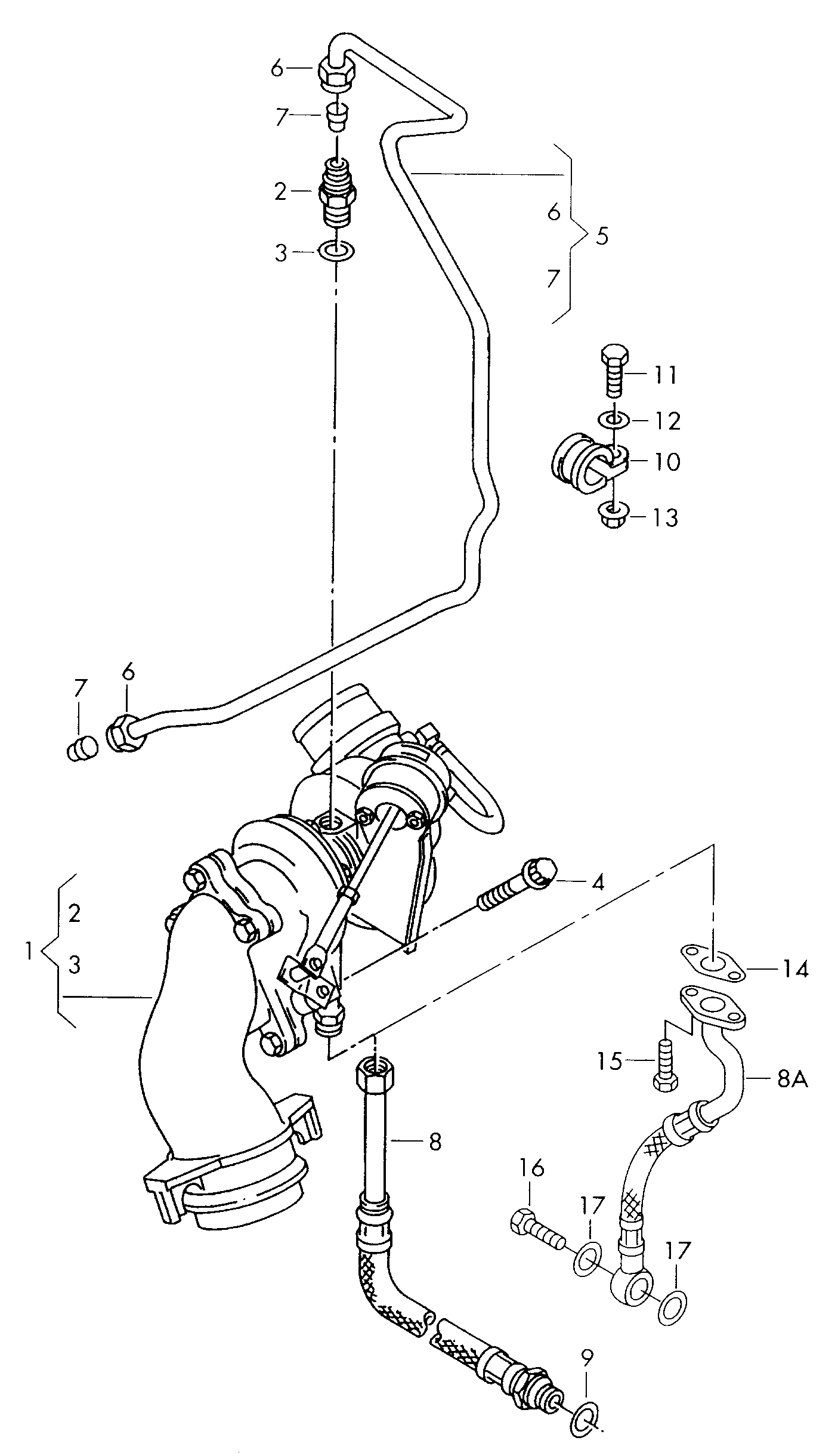 VW N  02214812 - hexagon nut, self-locking autocars.com.ua