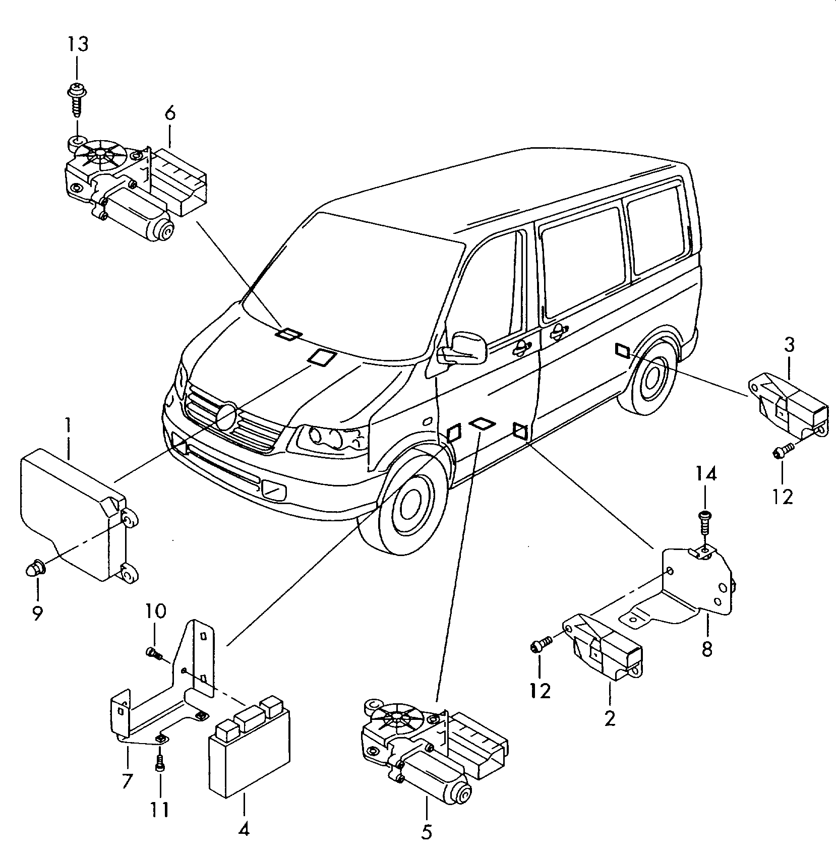 Skoda 6Q2 959 802 F - Електродвигун, склопідйомник autocars.com.ua