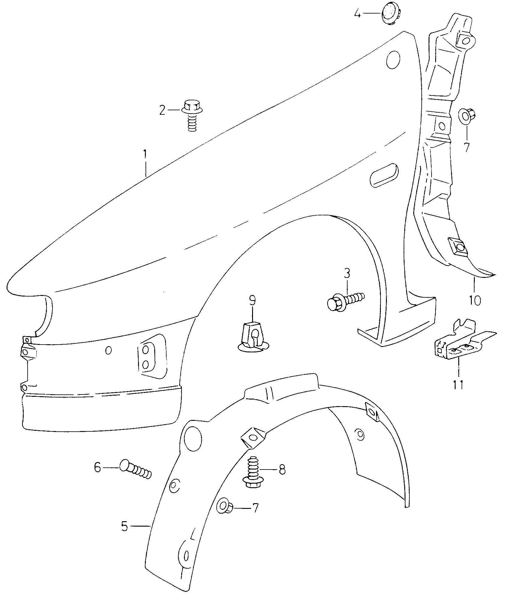 Seat 6K5809961 - Обшивка, колесная ниша avtokuzovplus.com.ua