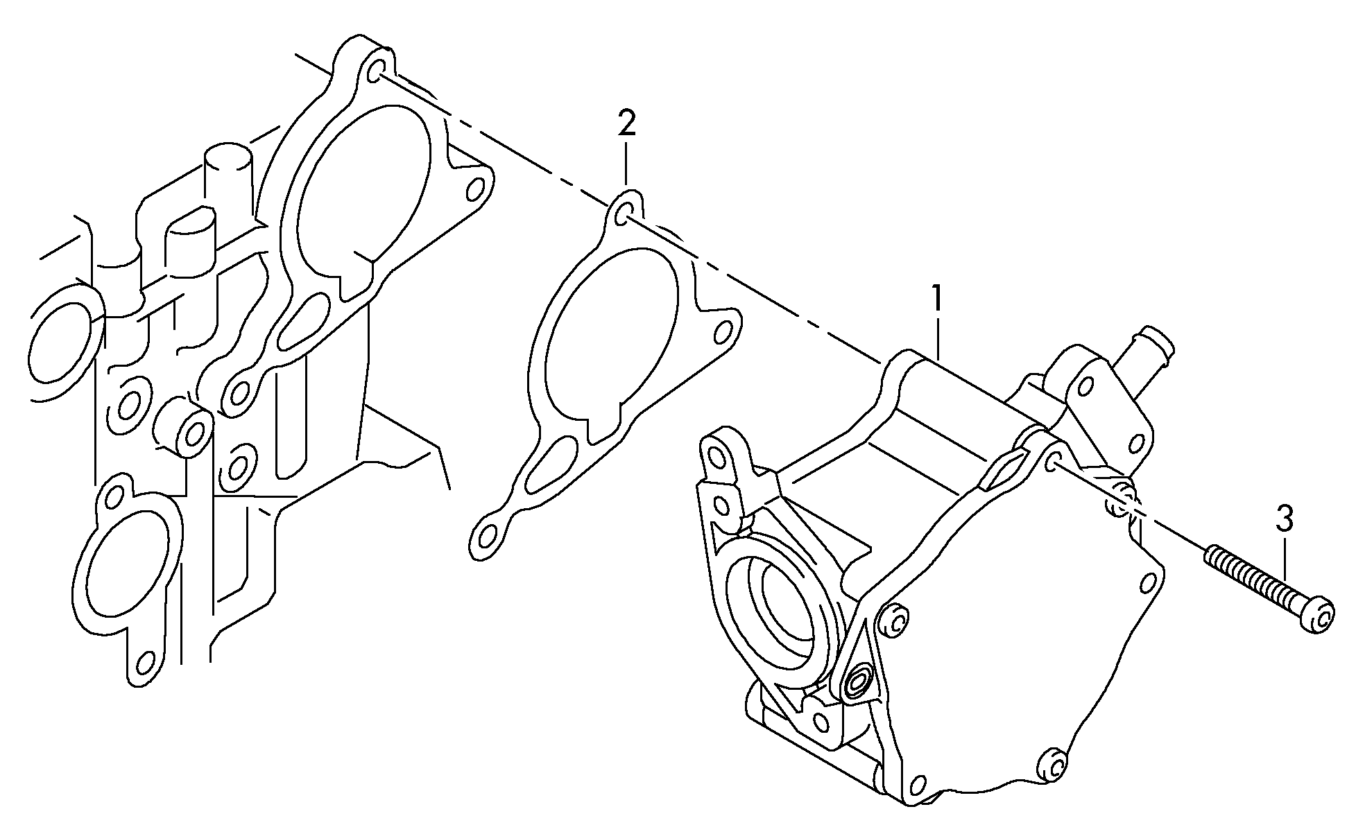 Seat 06K 103 121 - Прокладка, вакуумний насос autocars.com.ua